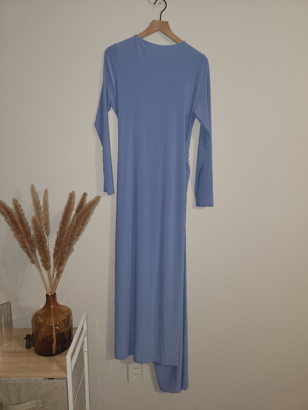 Asos Blue Long Sleeve Dress - Picture 2 of 2